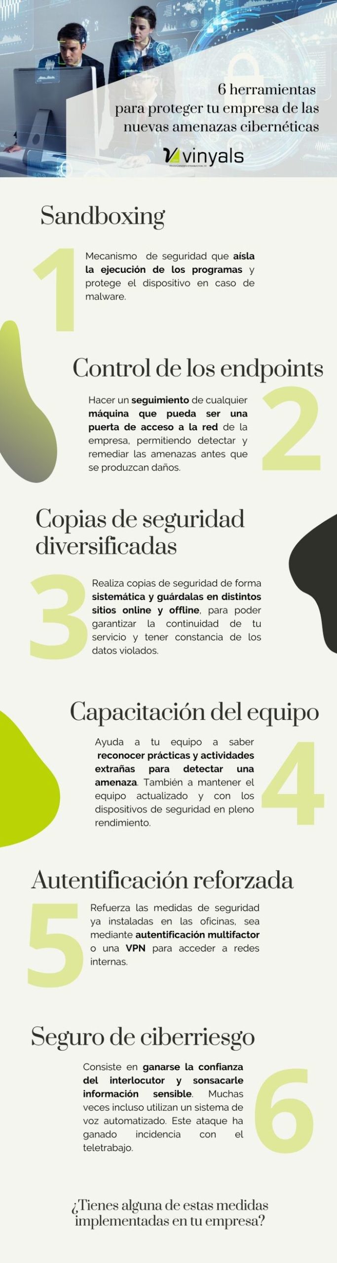 Medidas preventivas a los ciberataques