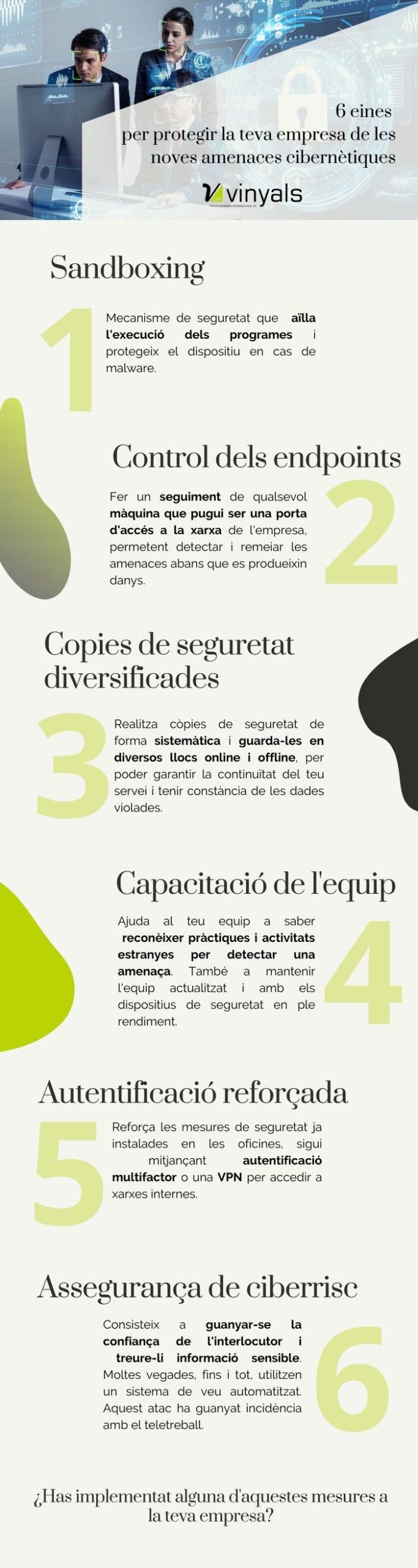 Medidas preventivas a los ciberataques